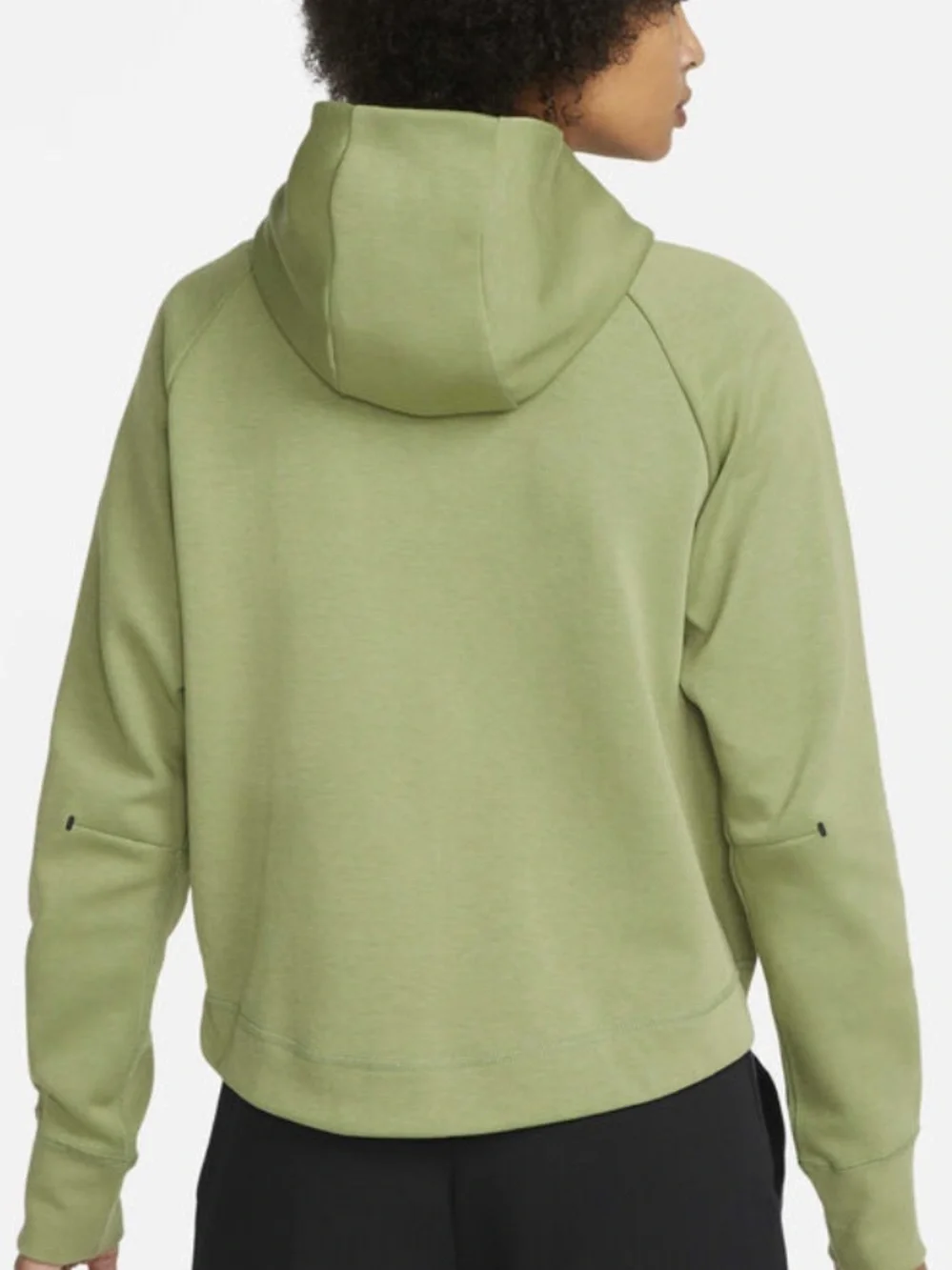 Nike Women’s Light Olive Green Full-Zip Hooded Sweatshirt! Quality! S